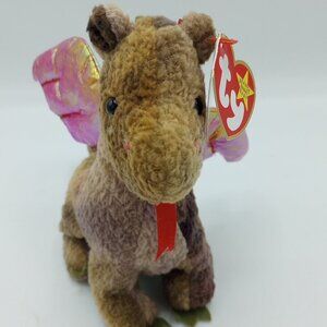 Scorch Dragon Beanie Baby Ty Plush 1998
